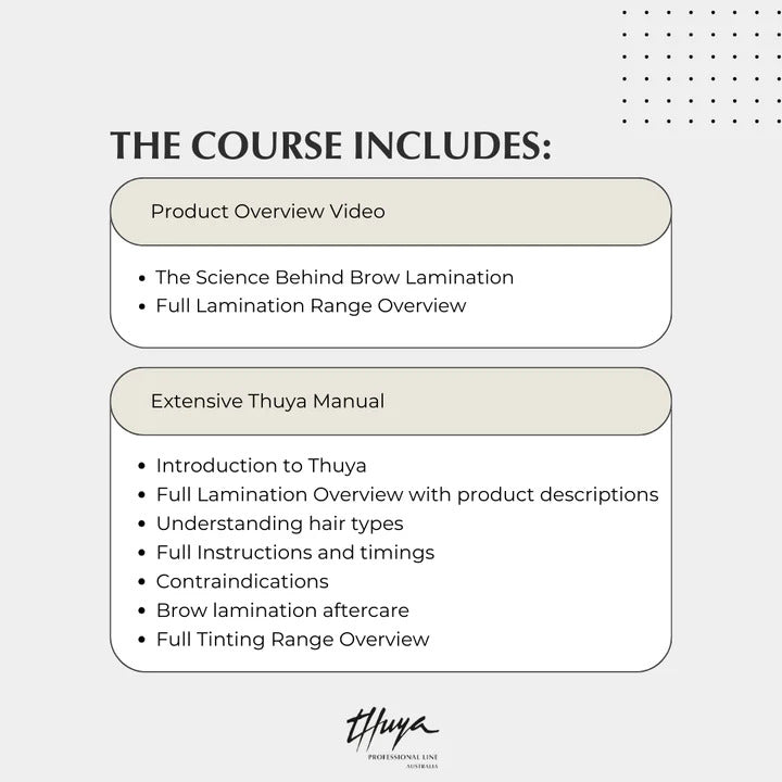 Thuya Lamination Online Masterclass