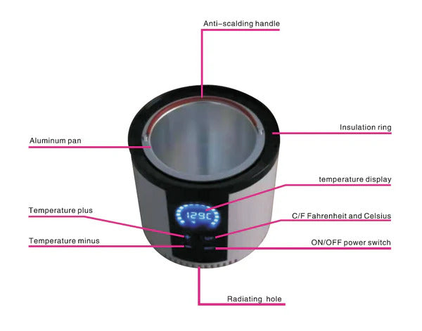BOB ProWax Digital Wax Heater 500ml White